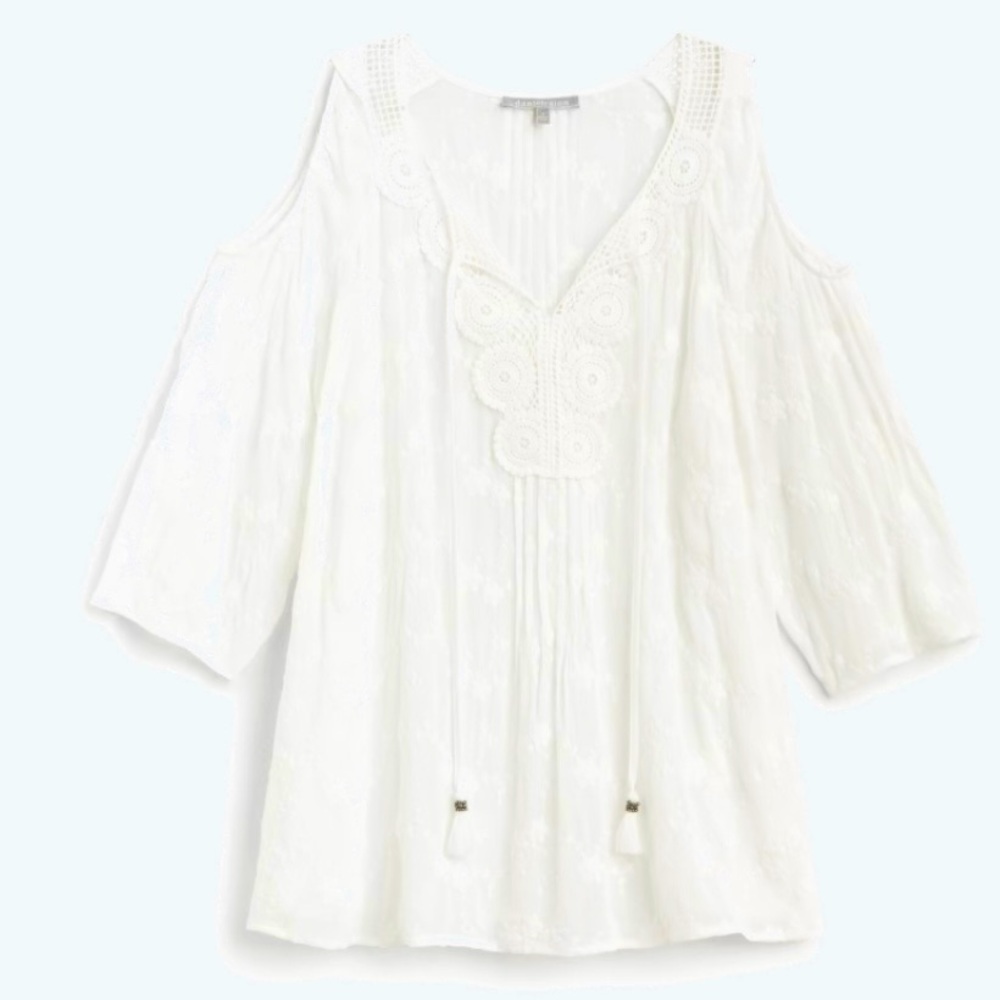 Daniel Rainn Maurey Cold Shoulder top.